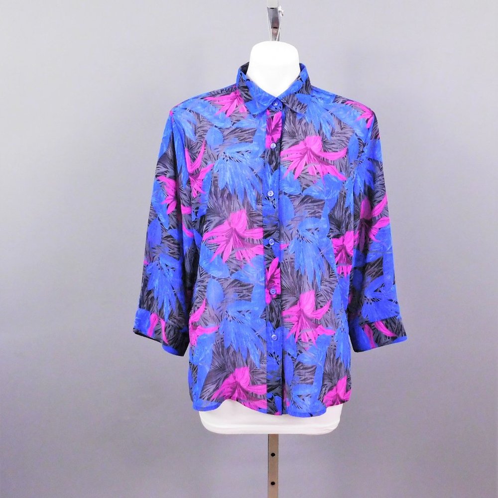 Southern Lady Women Shirt Blue L